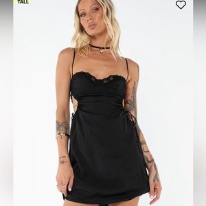 PRINCESS POLLY HAZEL CUTOUT MINI DRESS